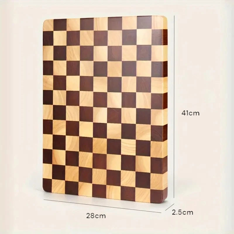 Grande planche en bois Damier 41x28cm Shenkuro
