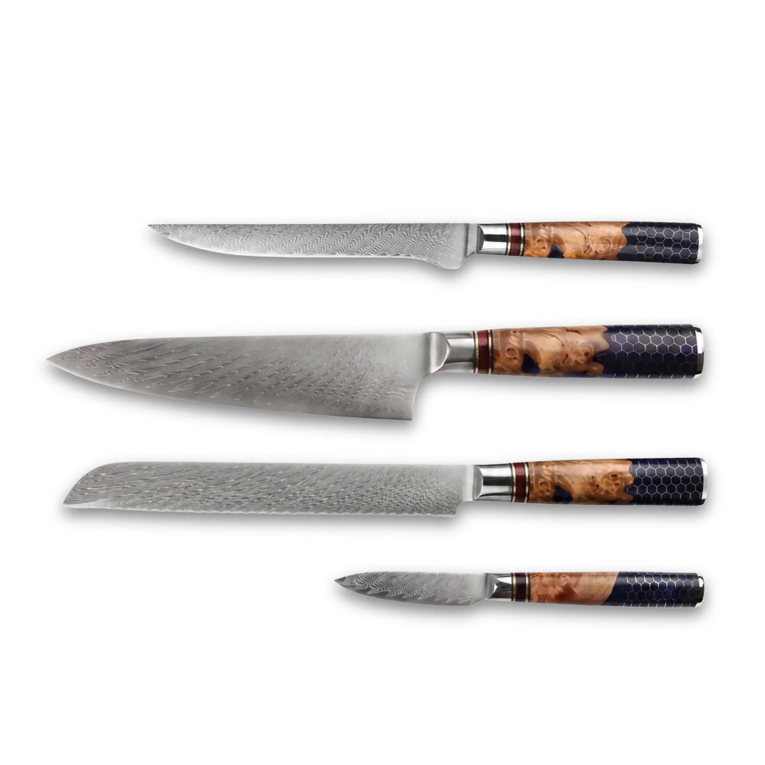 4er Set japanischer Messer – Hachinosu Kollektion