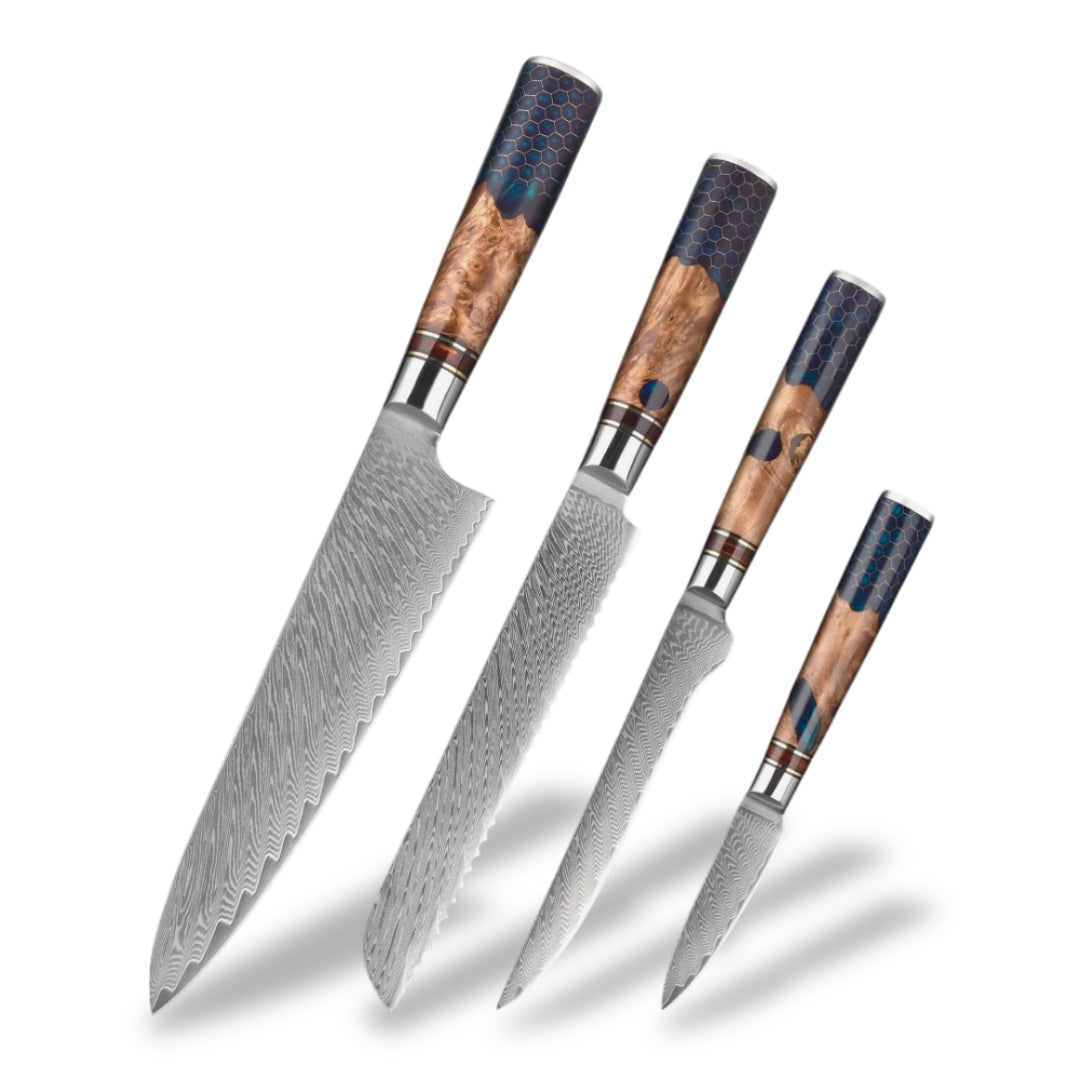 Set de 4 couteaux japonais - Collection Hachinosu