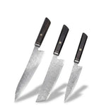 Set de 3 couteaux japonais - Collection Hagane Shenkuro