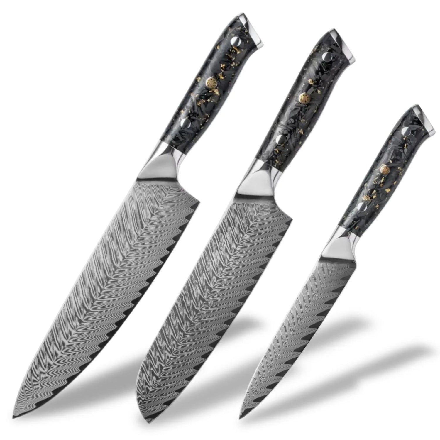 Set de 3 couteaux japonais - Collection Masahiro Shenkuro Knives