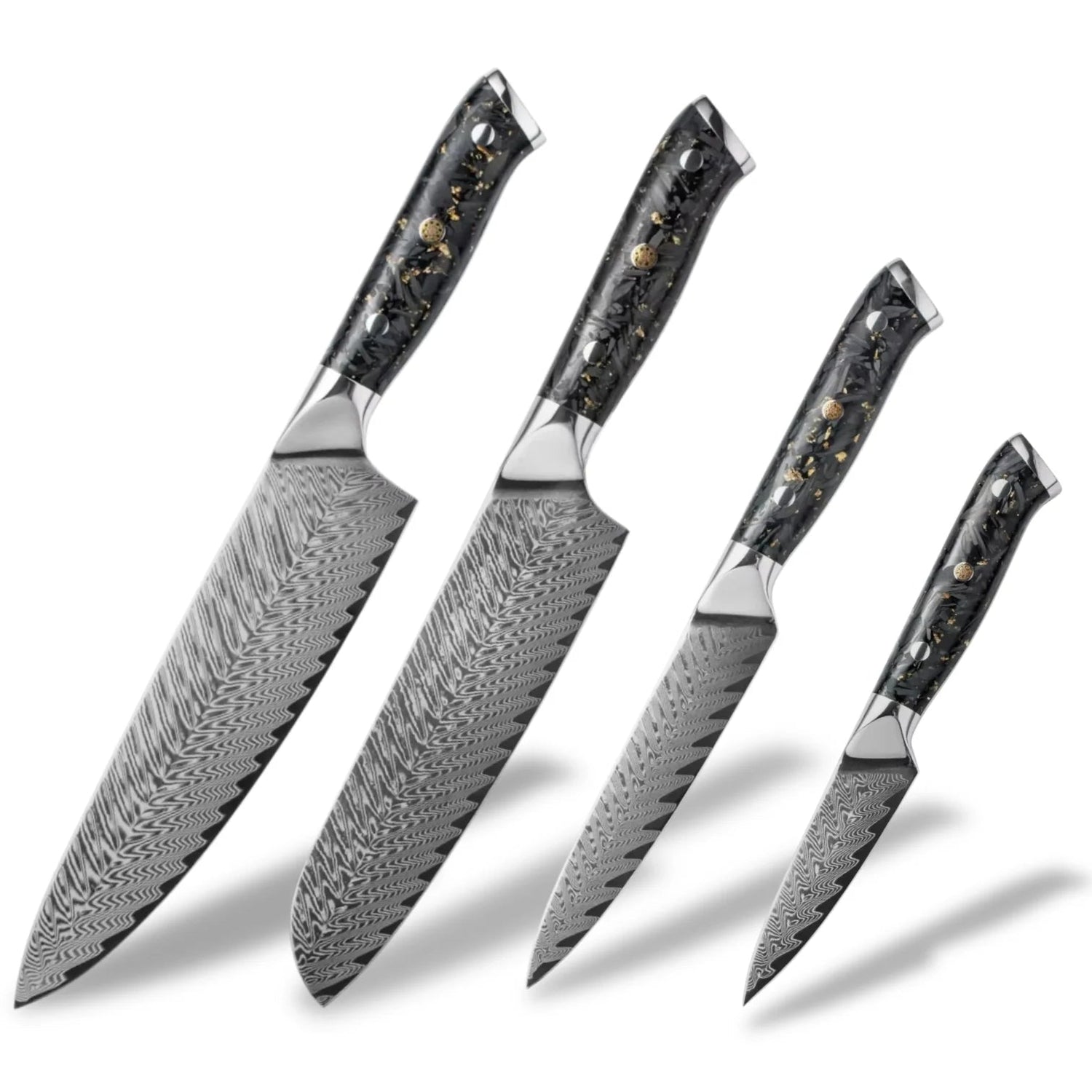 Set de 4 couteaux japonais - Collection Masahiro Shenkuro Knives