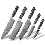 Set de 5 couteaux japonais - Collection Masahiro Shenkuro Knives