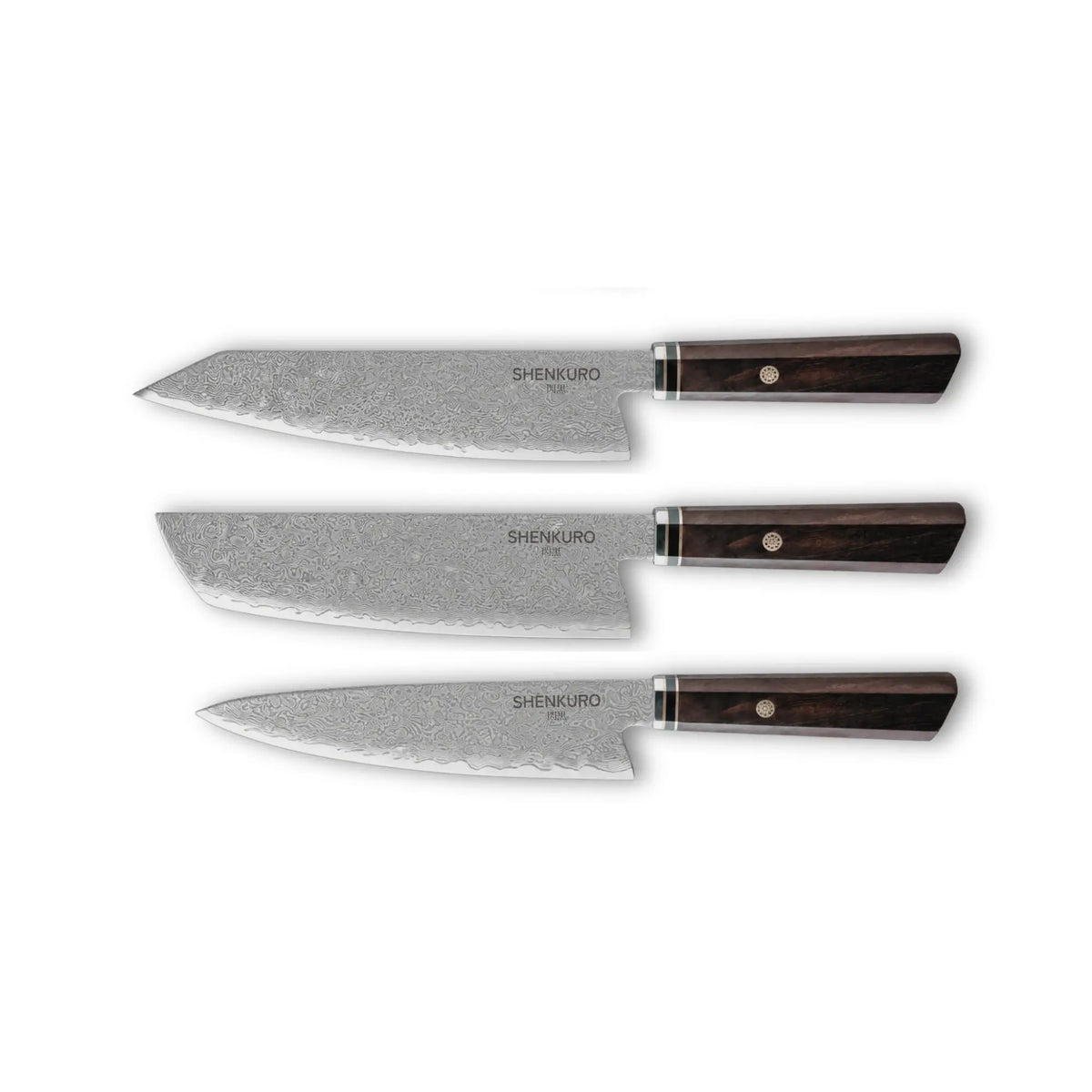 3-Piece Japanese Knife Set - Hagane Collection