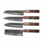 Set de 4 cuchillos japoneses - Colección Yoshino